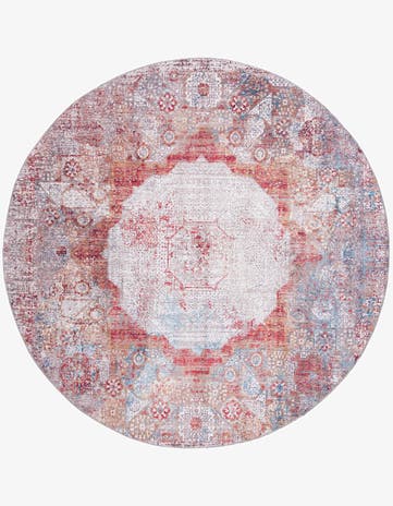 Washable Yara Round Rug