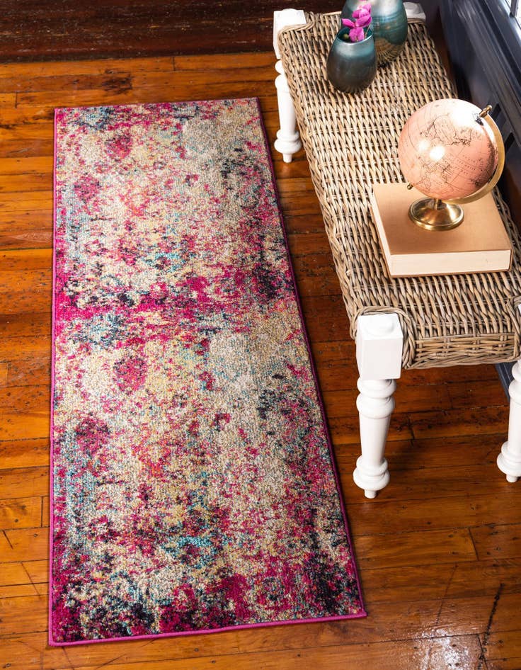 Detail image of 2' 7 x 10'  Washable Alta Runner Rug