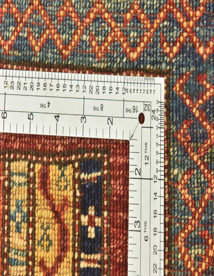 Detail image of 2' 8 x 9' 8  Hand Knotted Ariana Ziegler Runner Rug