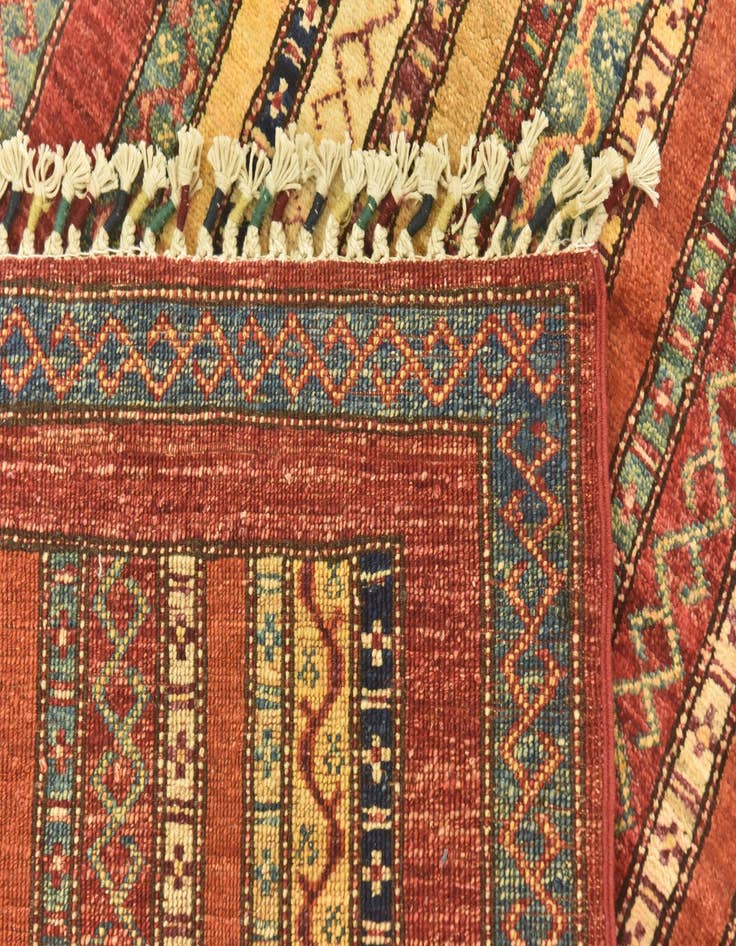 Detail image of 2' 8 x 9' 8  Hand Knotted Ariana Ziegler Runner Rug