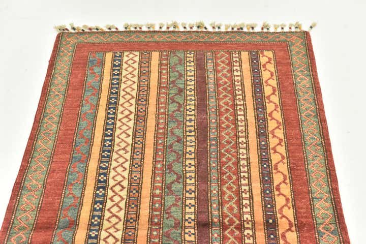 2' 8 x 9' 7 Hand Knotted Ariana Ziegler Runner Rug