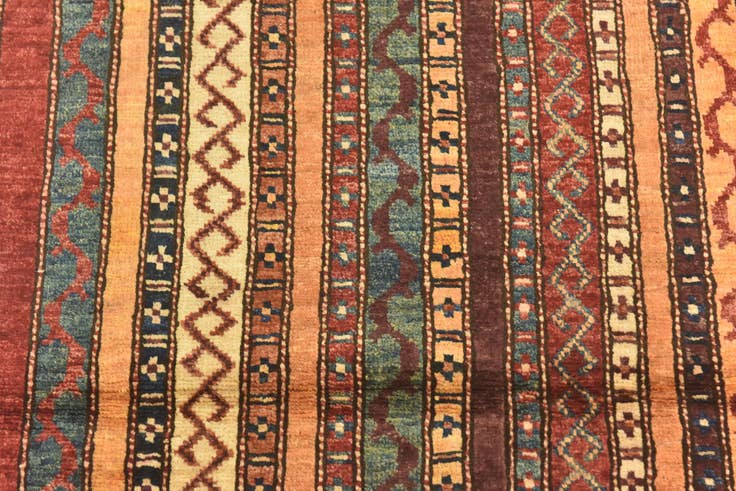 Detail image of 2' 8 x 9' 7 Hand Knotted Ariana Ziegler Runner Rug