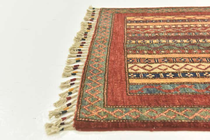 2' 8 x 9' 7 Hand Knotted Ariana Ziegler Runner Rug