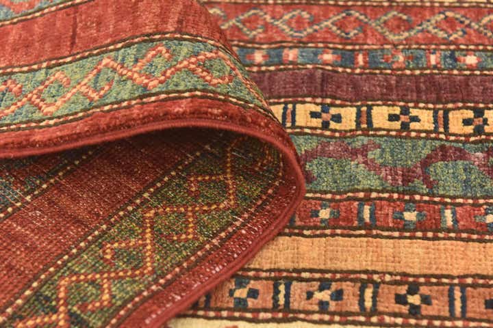 2' 8 x 9' 7 Hand Knotted Ariana Ziegler Runner Rug