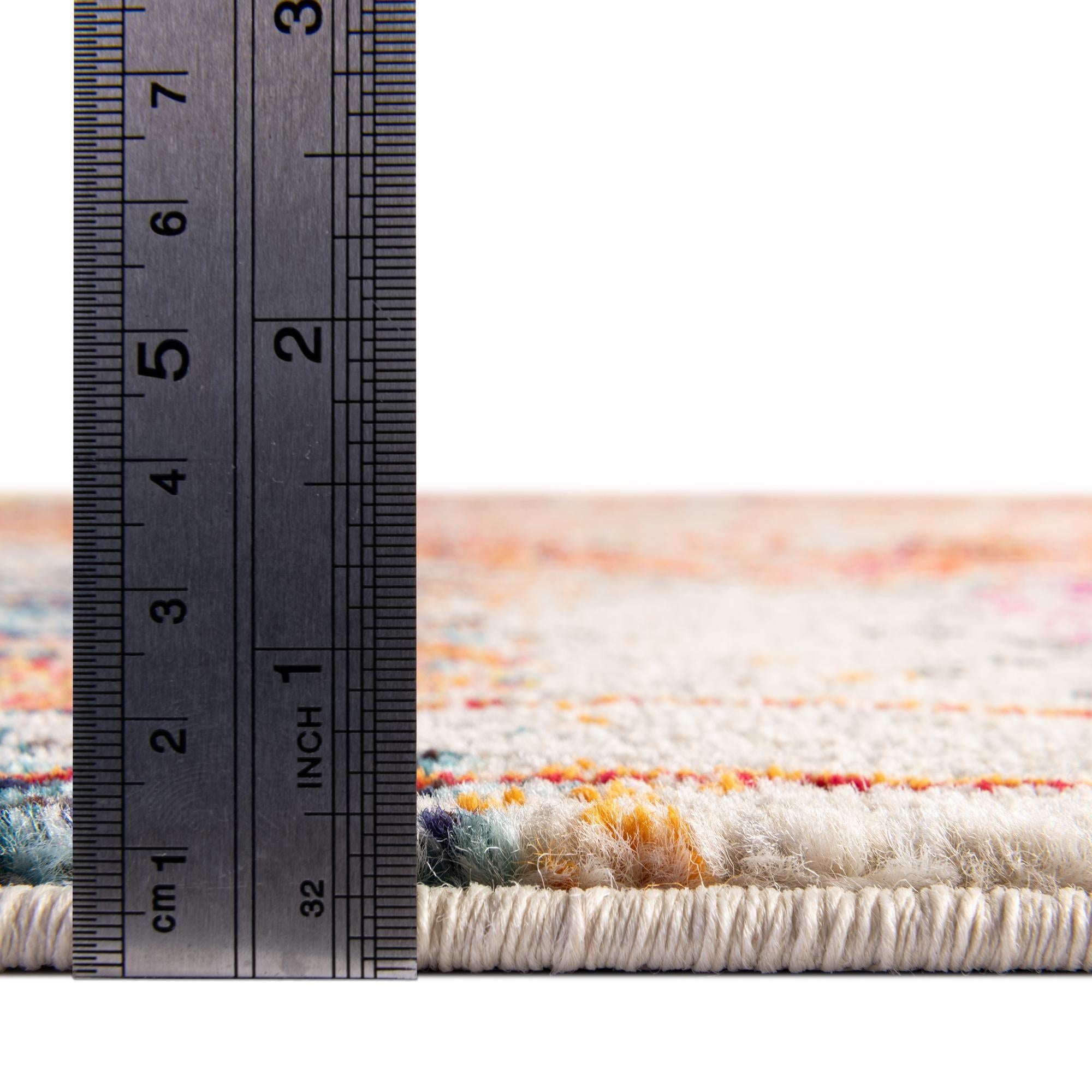 2' x 6' 9 Washable Arte Runner Rug