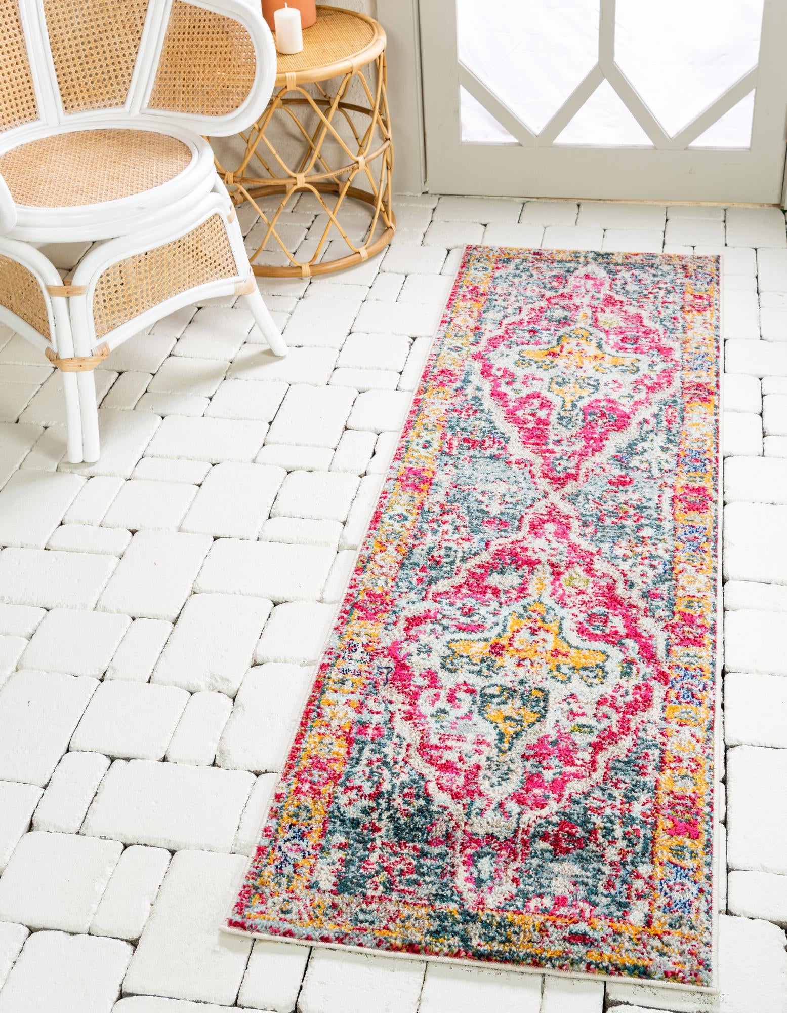 2' 7 x 10' Washable Arte Runner Rug