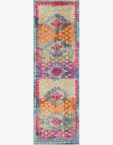 2' x 6' 9 Washable Arte Runner Rug