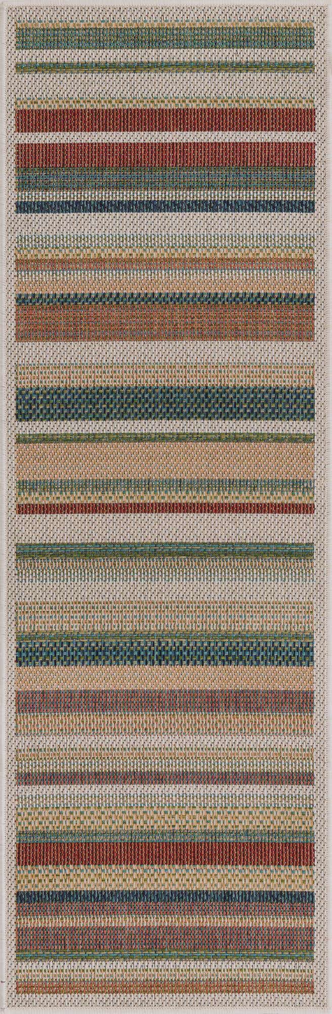 2' x 6' Easy-Clean Baja Indoor / Outdoor Runner Rug