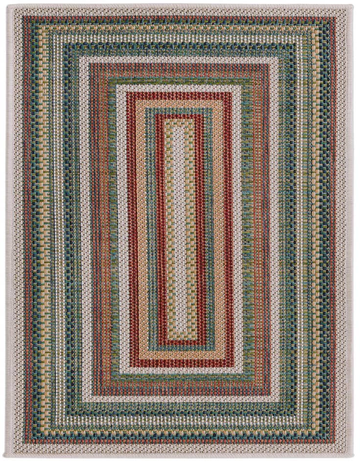 Detail image of 2' x 4' Easy-Clean Baja Indoor / Outdoor Runner Rug