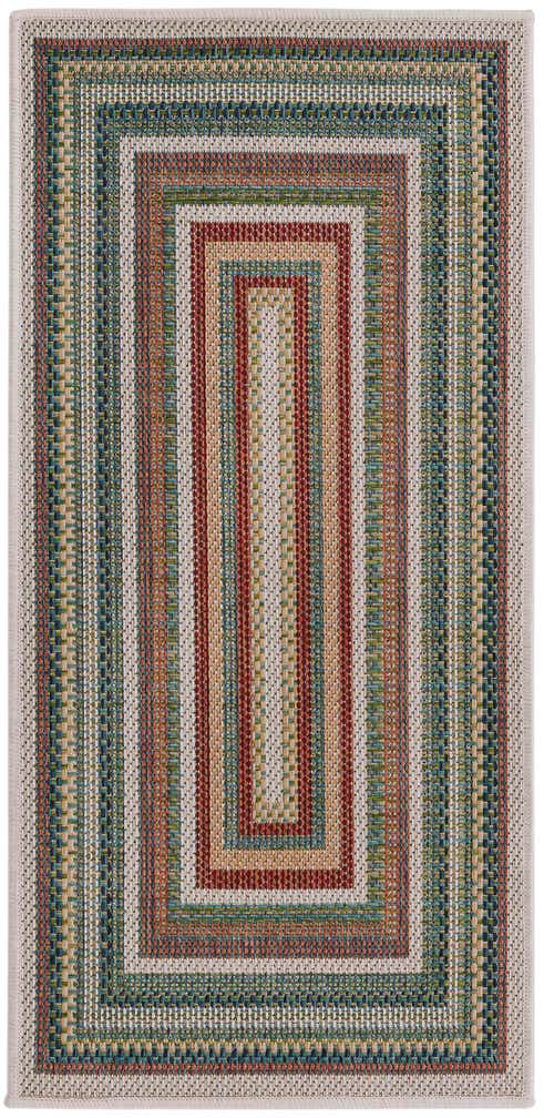 2' x 4' Easy-Clean Baja Indoor / Outdoor Runner Rug