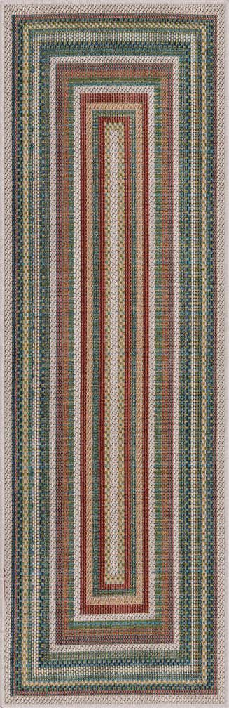 2' x 6' Easy-Clean Baja Indoor / Outdoor Runner Rug