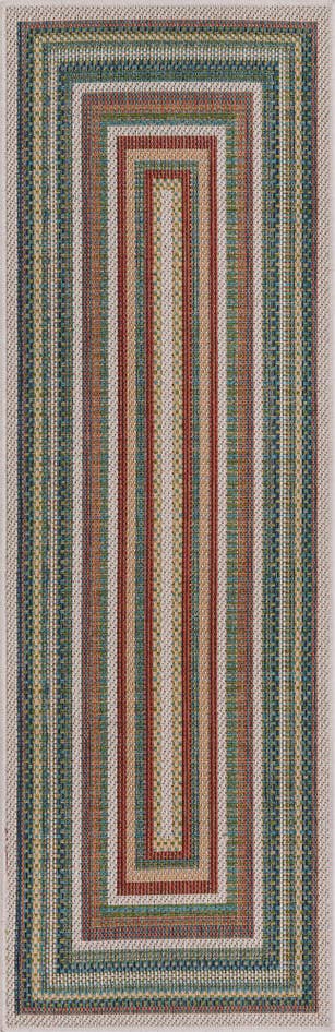 Detail image of 2' x 6' Easy-Clean Baja Indoor / Outdoor Runner Rug