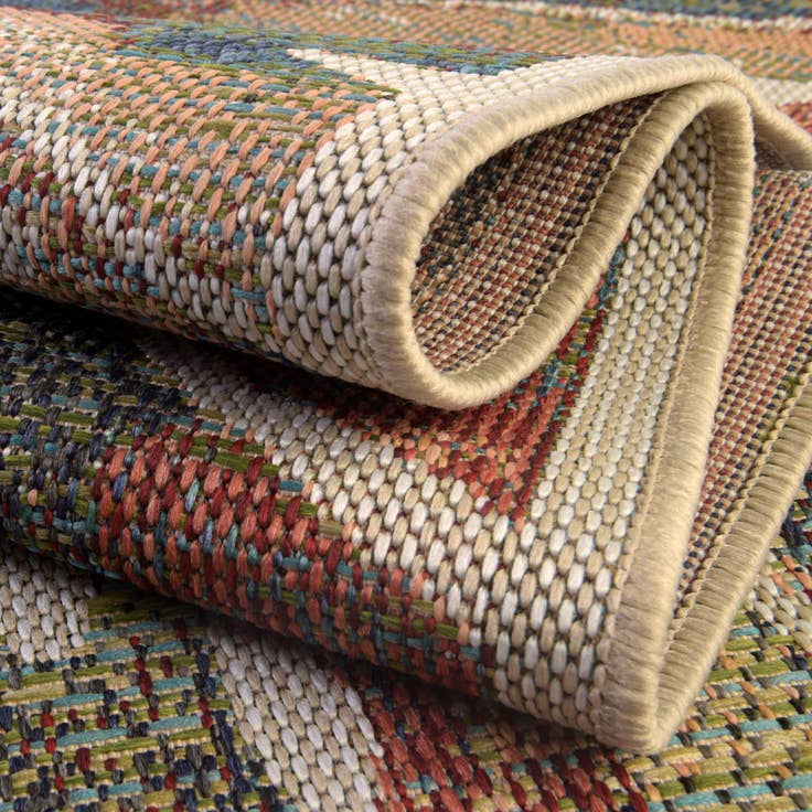 Detail image of 2' x 5' 1 Easy-Clean Baja Indoor / Outdoor Runner Rug