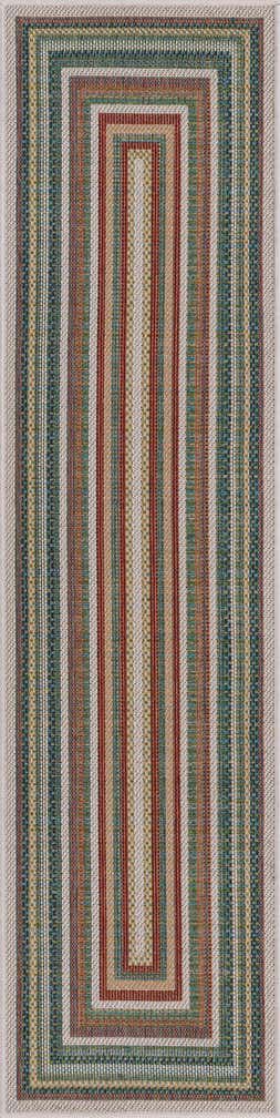 2' 7 x 10' Easy-Clean Baja Indoor / Outdoor Runner Rug