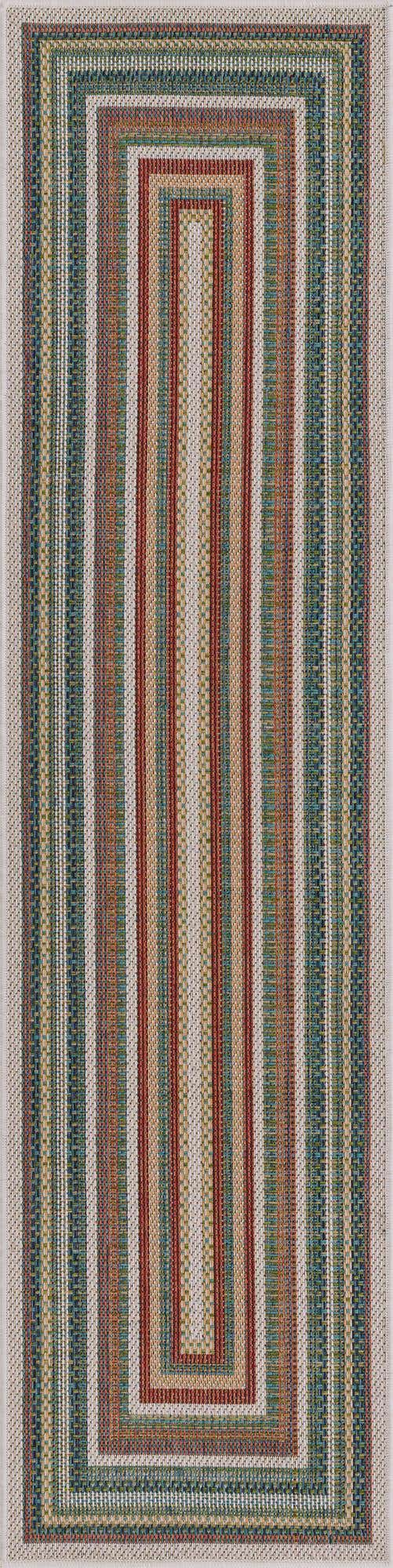 2' 7 x 13' Easy-Clean Baja Indoor / Outdoor Runner Rug