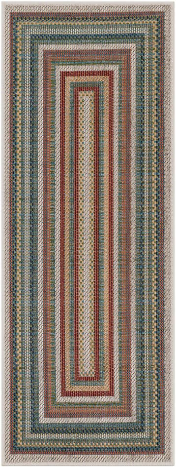 Detail image of 2' x 5' 1 Easy-Clean Baja Indoor / Outdoor Runner Rug