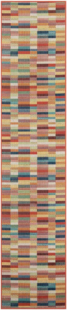 2' 7 x 12' Easy-Clean Baja Indoor / Outdoor Runner Rug