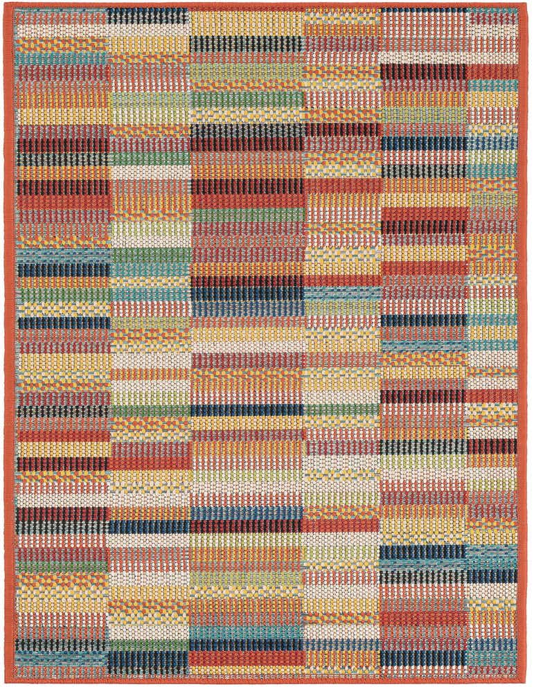2' x 5' 1 Easy-Clean Baja Indoor / Outdoor Runner Rug