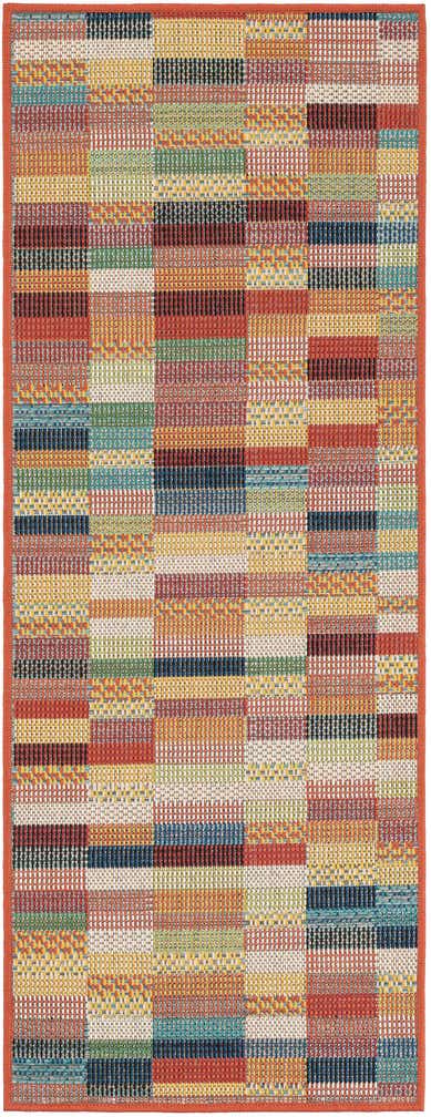 2' x 5' 1 Easy-Clean Baja Indoor / Outdoor Runner Rug