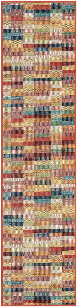 2' x 8' Easy-Clean Baja Indoor / Outdoor Runner Rug