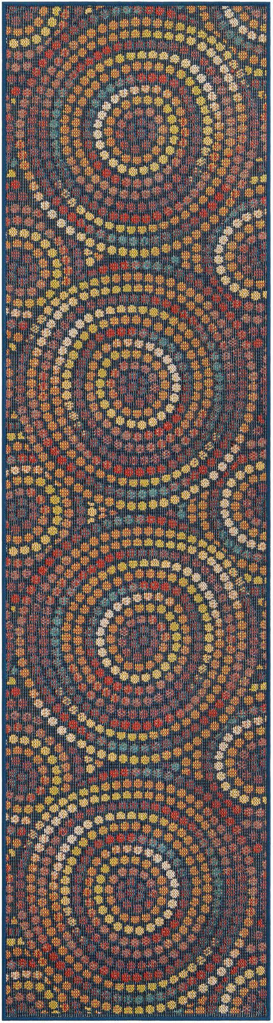 2' 7 x 10' Easy-Clean Baja Indoor / Outdoor Runner Rug
