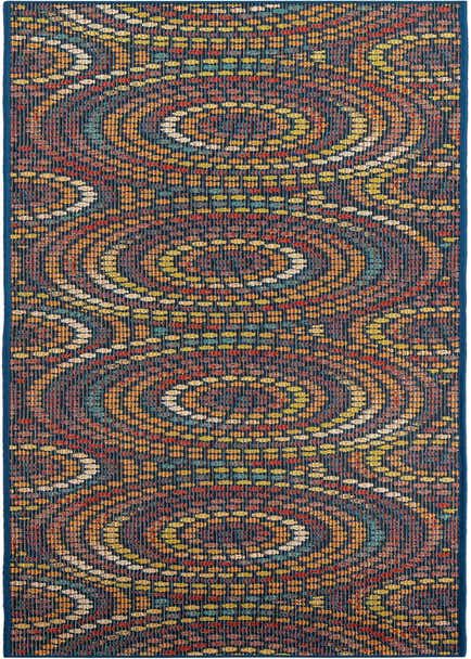 2' 7 x 12' Easy-Clean Baja Indoor / Outdoor Runner Rug