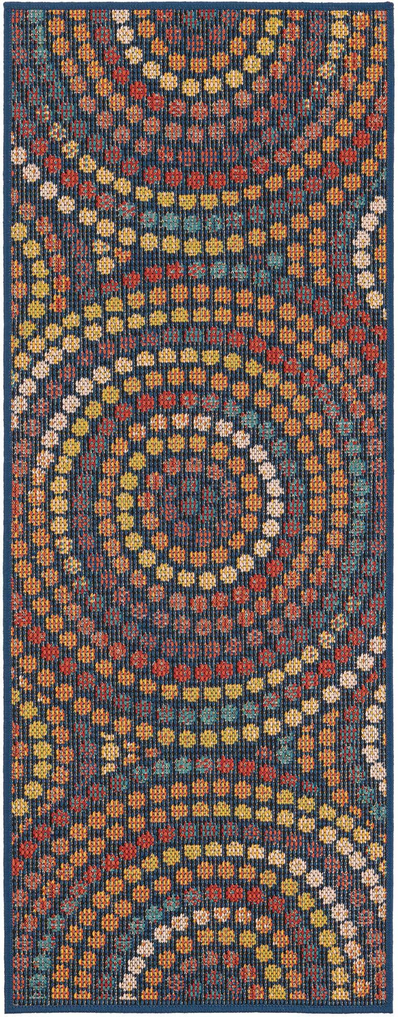 2' x 5' 1 Easy-Clean Baja Indoor / Outdoor Runner Rug