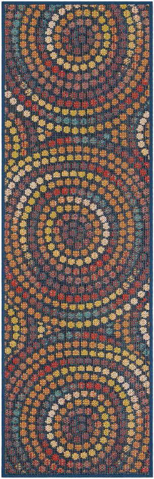 Detail image of 2' x 6' 1 Easy-Clean Baja Indoor / Outdoor Runner Rug