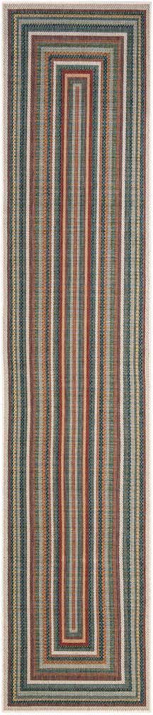 2' 7 x 12' Easy-Clean Baja Indoor / Outdoor Runner Rug