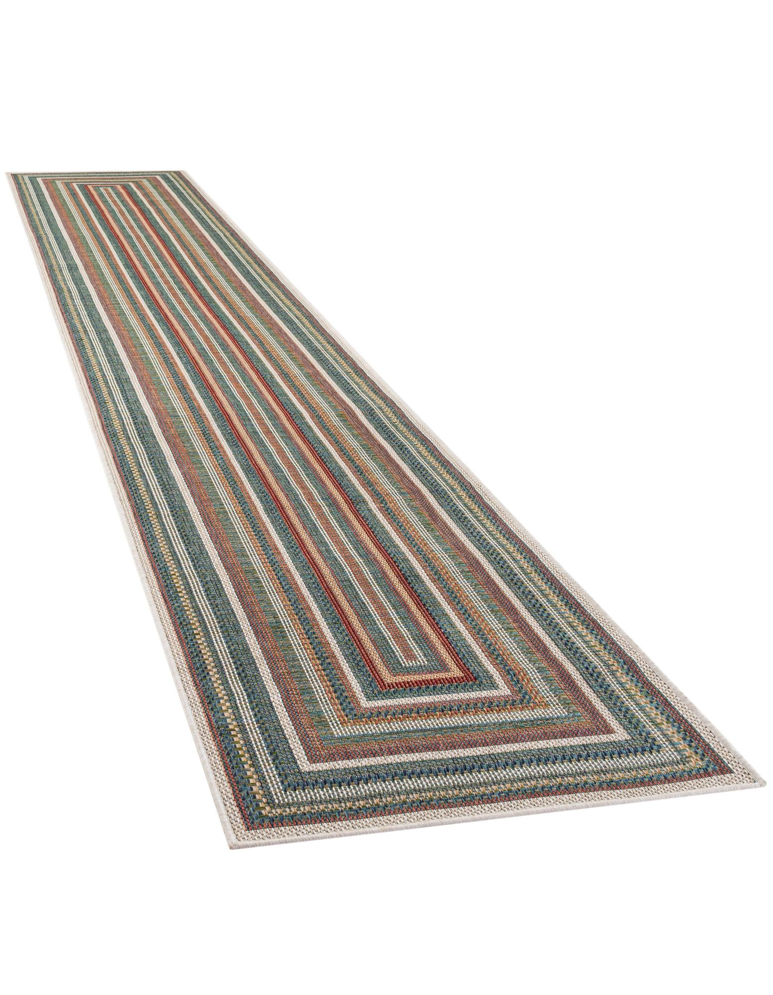 2' 7 x 16' 5 Easy-Clean Baja Indoor / Outdoor Runner Rug
