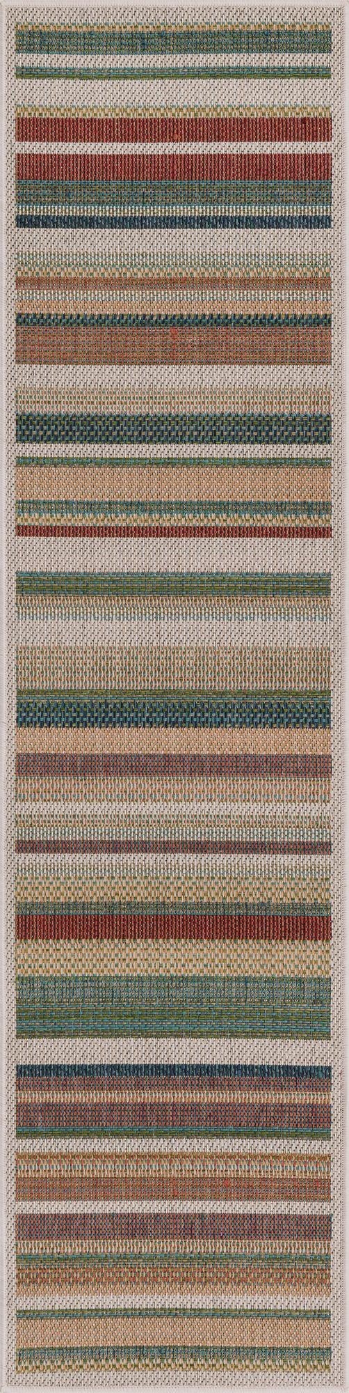 2' x 7' 10  Washable Baja Indoor / Outdoor Runner Rug