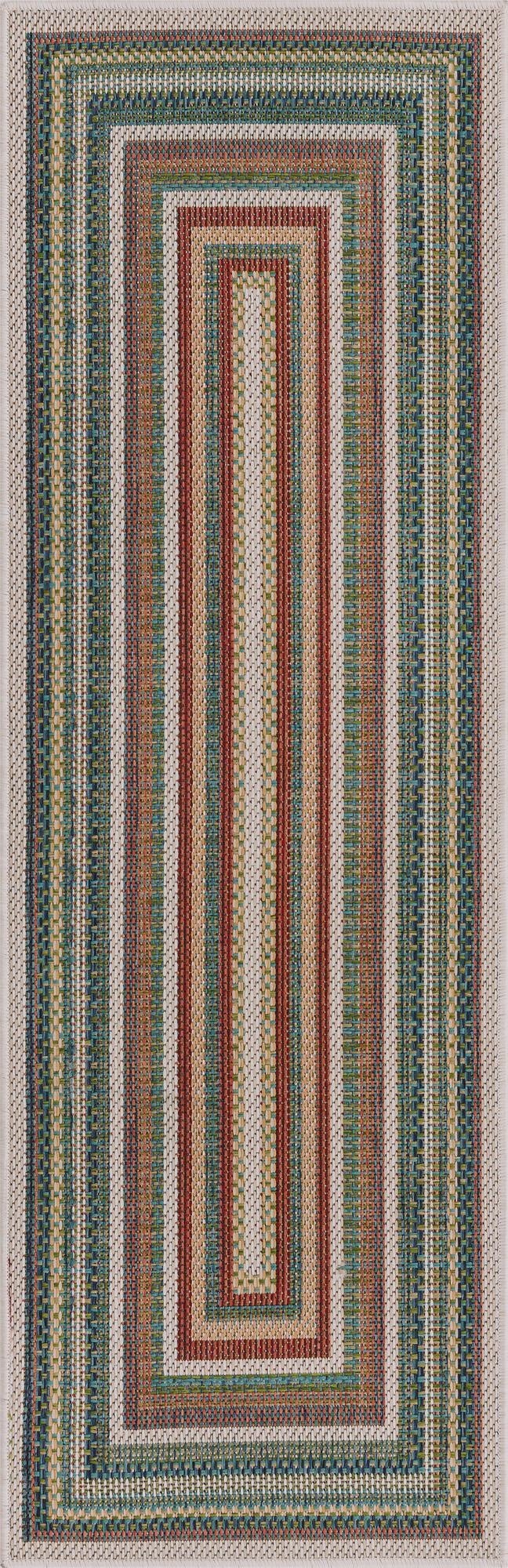 Primary image 2' x 6'  Washable Baja Indoor / Outdoor Runner Rug
