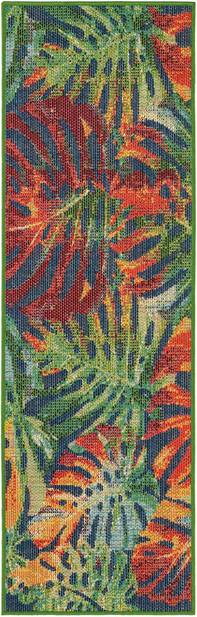 2' x 6' 1  Washable Baja Indoor / Outdoor Runner Rug