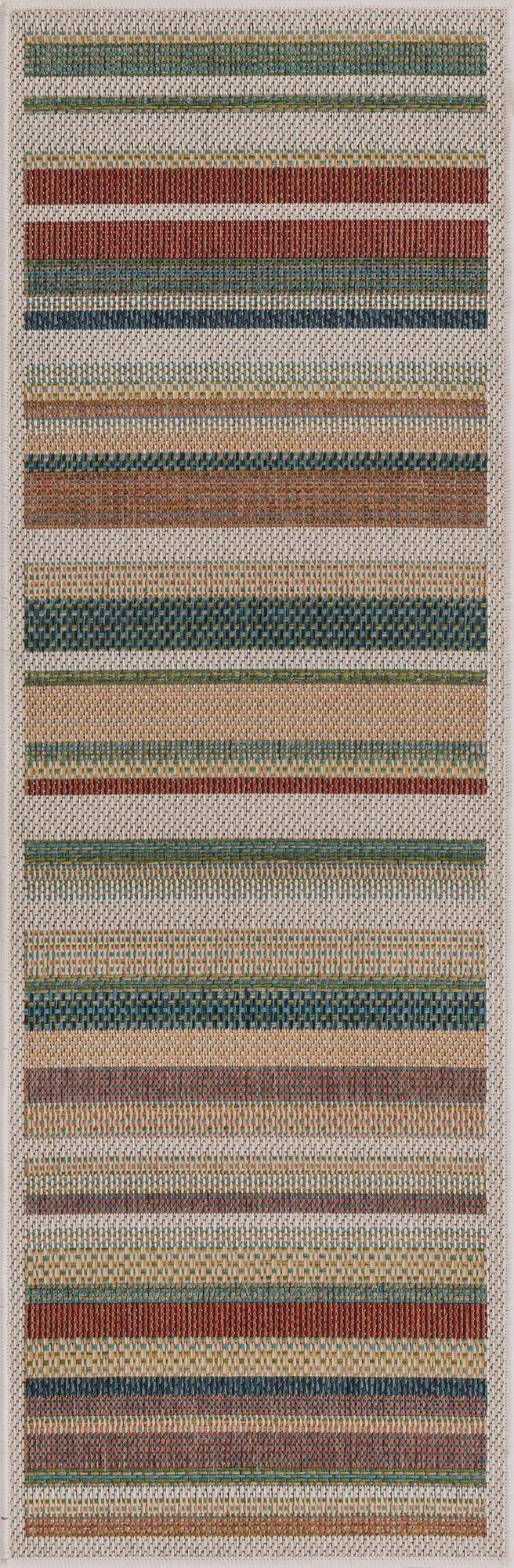 Primary image 2' x 6'  Washable Baja Indoor / Outdoor Runner Rug