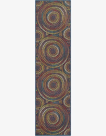 2' 7 x 10' Easy-Clean Baja Indoor / Outdoor Runner Rug