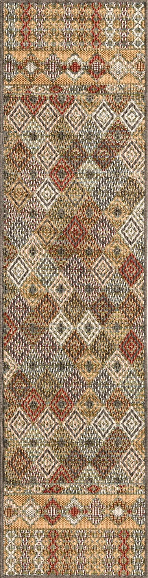 2' x 7' 10  Washable Baja Indoor / Outdoor Runner Rug