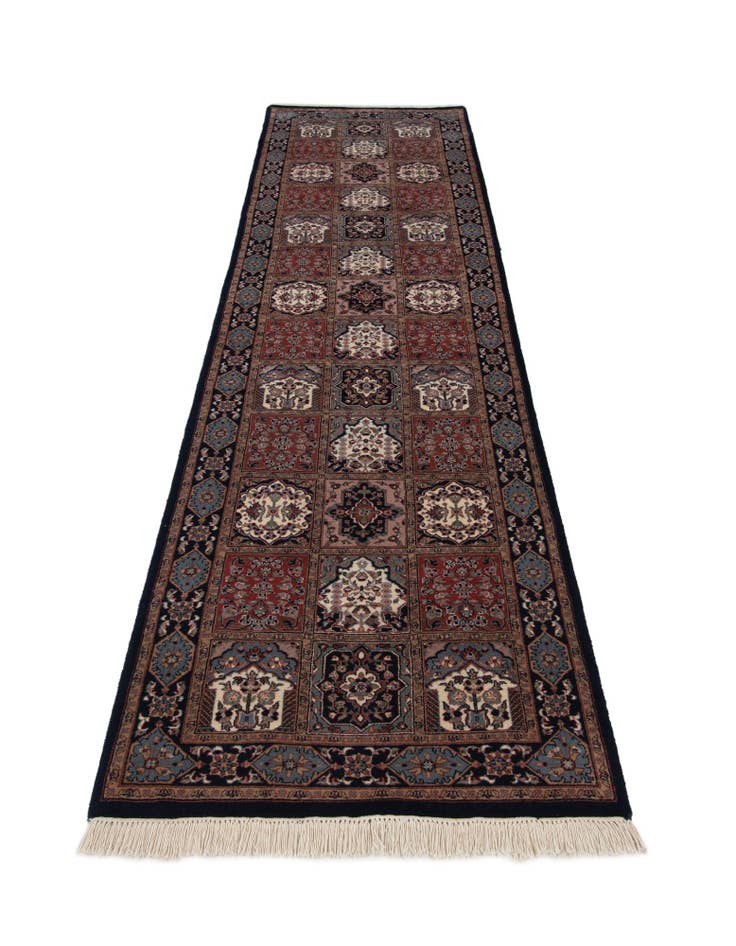 Detail image of 3' x 11' 4 Hand Knotted Bakhtiar Wool Runner Rug