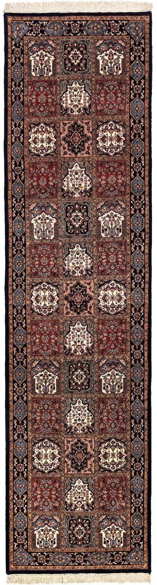 3' x 11' 4 Hand Knotted Bakhtiar Wool Runner Rug