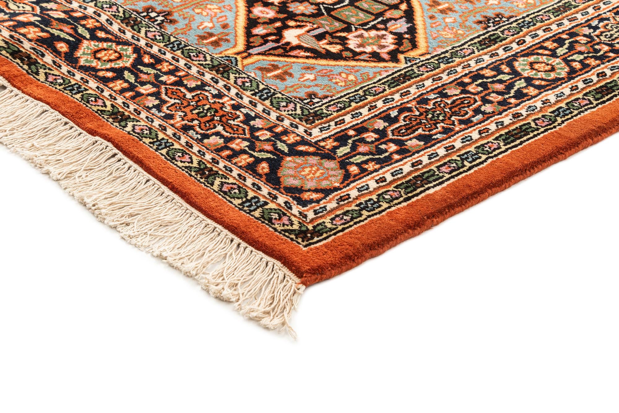 5' 4 x 11' Hand Knotted Bakhtiar Wool Runner Rug