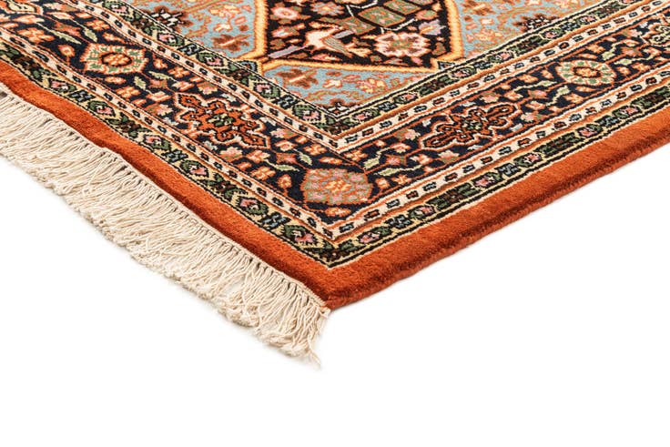 Detail image of 5' 4 x 11' Hand Knotted Bakhtiar Wool Runner Rug