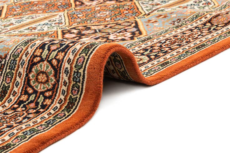 Detail image of 5' 4 x 11' Hand Knotted Bakhtiar Wool Runner Rug