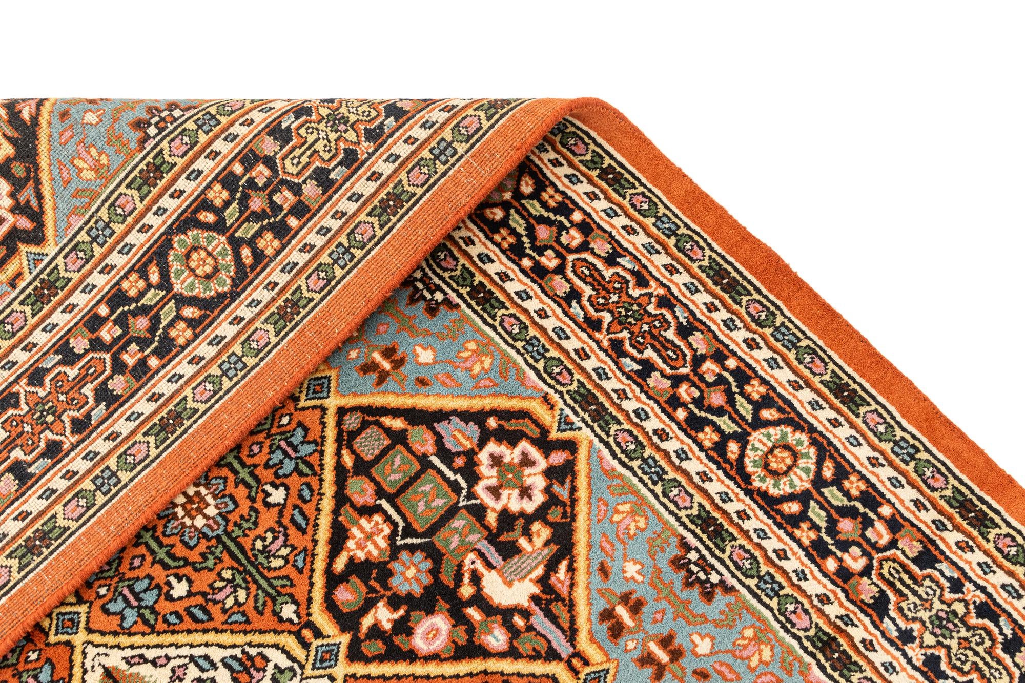 5' 4 x 11' Hand Knotted Bakhtiar Wool Runner Rug