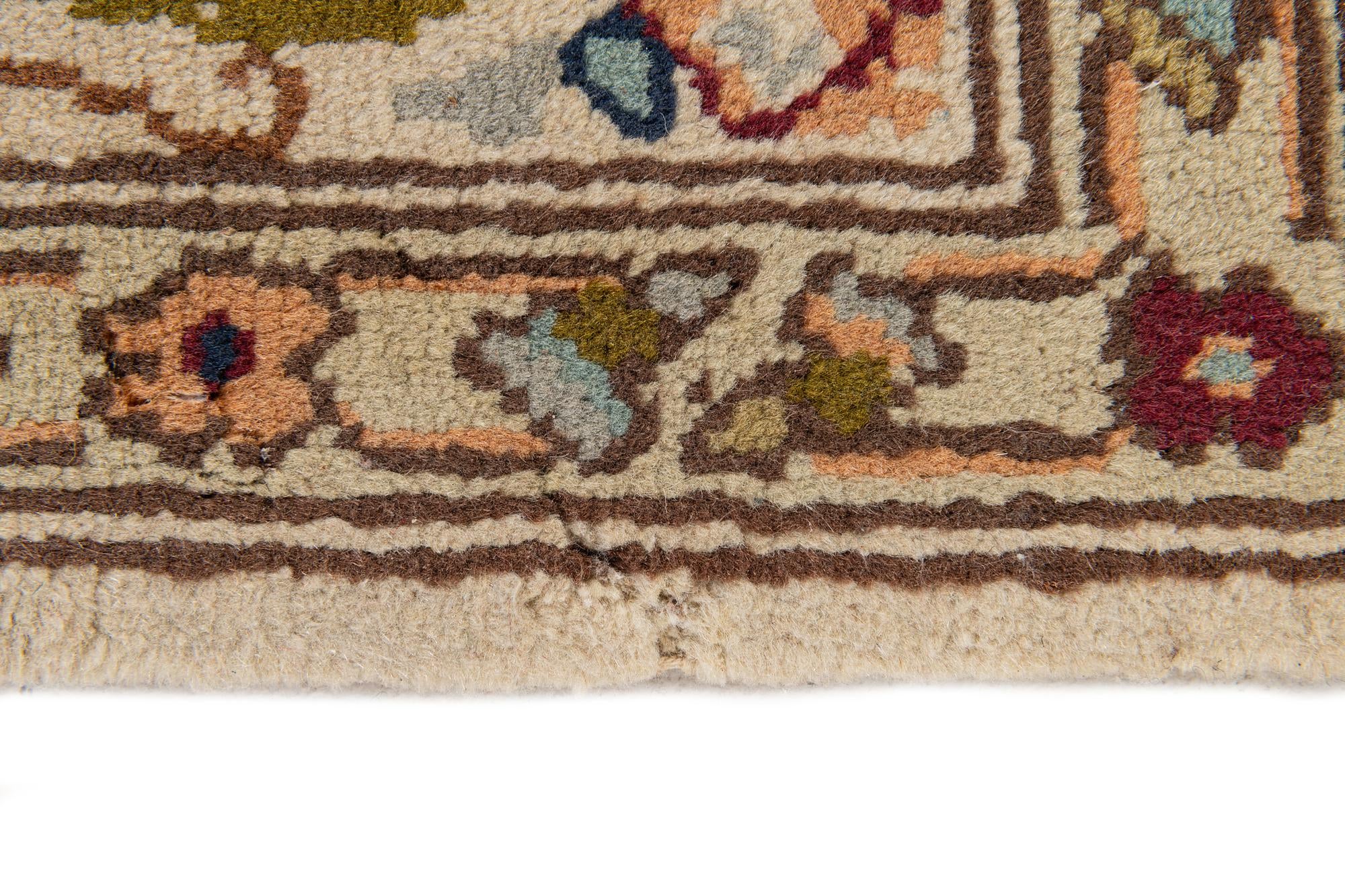 2' 5 x 5' 2 Hand Knotted Bakhtiar Wool Runner Rug