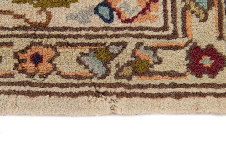 2' 5 x 5' 2 Hand Knotted Bakhtiar Wool Runner Rug