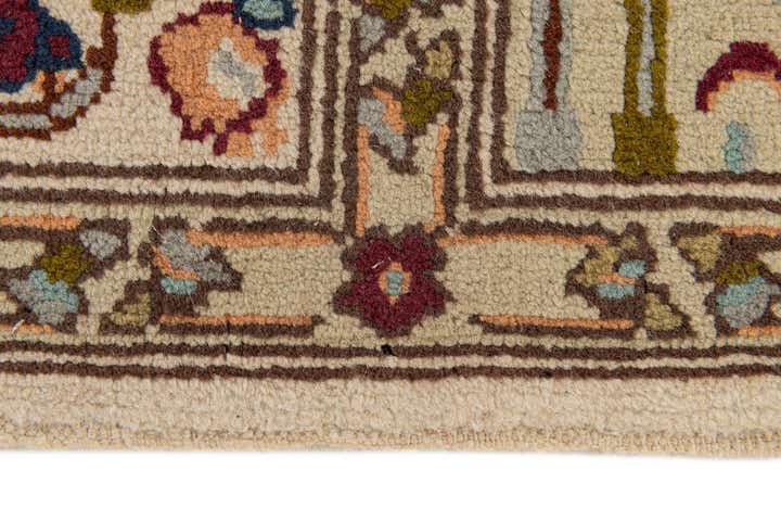 2' 5 x 5' 2 Hand Knotted Bakhtiar Wool Runner Rug