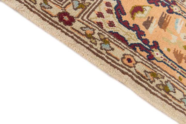 2' 5 x 5' 2 Hand Knotted Bakhtiar Wool Runner Rug