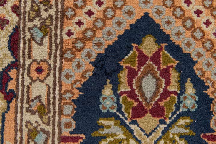 2' 5 x 5' 2 Hand Knotted Bakhtiar Wool Runner Rug