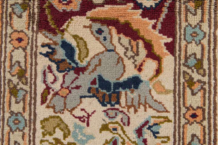 2' 5 x 5' 2 Hand Knotted Bakhtiar Wool Runner Rug