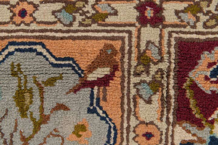 2' 5 x 5' 2 Hand Knotted Bakhtiar Wool Runner Rug