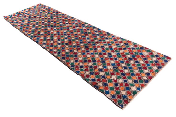 Detail image of 2' 9 x 9' 5 Hand Knotted Balouch Wool Runner Rug
